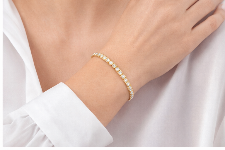 Brățără Luxury Gold 2mm. 