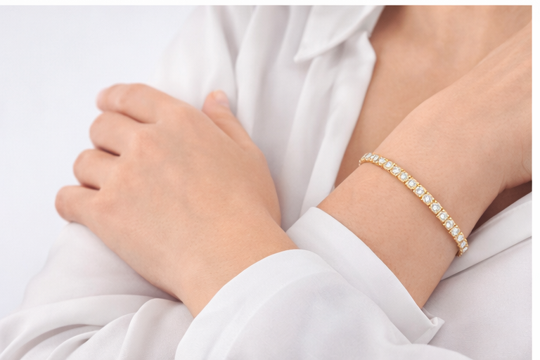 Brățără Luxury Gold 2mm. 