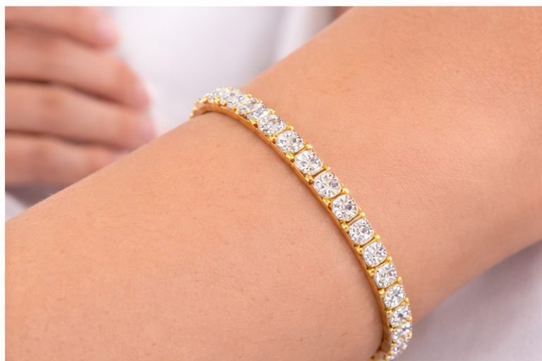Brățară Gold Tennis Edition 3mm.