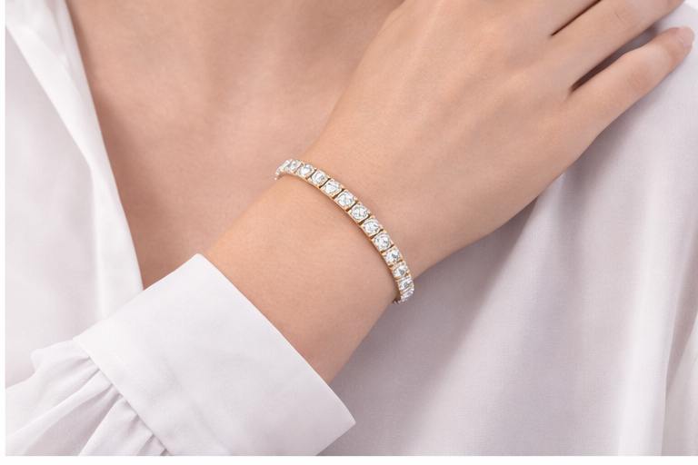 Brățară Gold Tennis Edition 4mm.